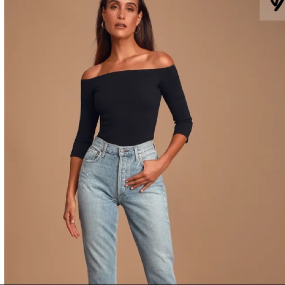 SOLD✔️1/13: Lulus Like a Bird Black Bodysuit - Picture 4 of 12